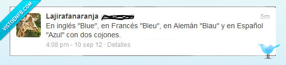 España,Españoles,Azul,Blue,Idiomas,Francés,Inglés,Aleman