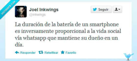 inkwings,whatsapp,twitter,bateria,smartphone,propocional,inversamente,vida,social