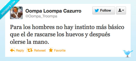 rascar,oler,hombres,instinto básico,huevos