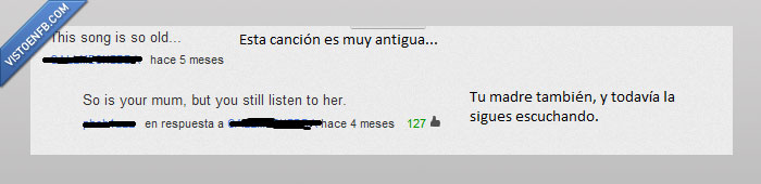 canción youtube pwned comentario likes