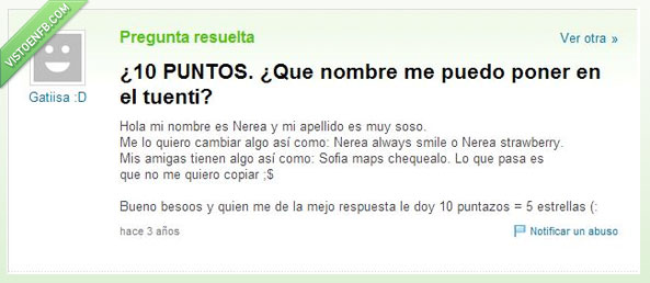 cria,falso,tuenti,strawberry,sunshine,nerea,nombre