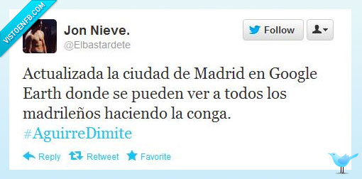 esperanza,aguirre,pp,dimisión,españa,twitter,conga,google,earth