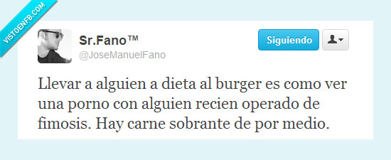 Fimosis,burger,carne,sobrante