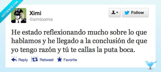 discusion,pelea,conclusion,calla,reflexionar,razon,boca