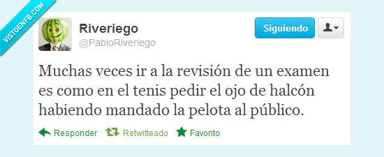 público,ojo de halcón,examen,tenis,revisión