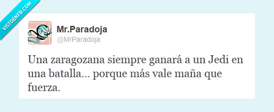 zaragozana,jedi,fuerza,maña