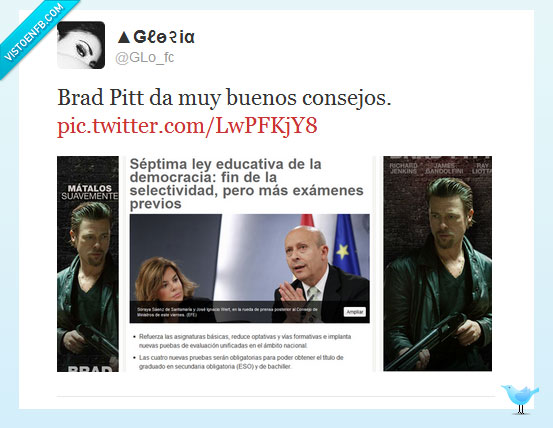 299579 - Brad Pitt y sus consejos por @glo_fc