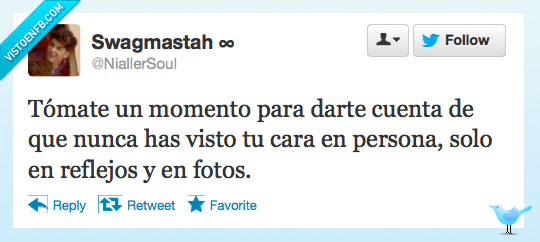 Cara,espejo,foto,reflejo,WTF moriré sin haberme visto la cara,twitter.