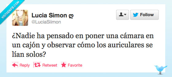 auriculares,misterios,lia,enrolla,solo,camara,cajon,observar