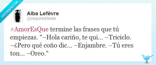 oreo,enjambre,sentido,cariño,empieza,termine,frase,terminar