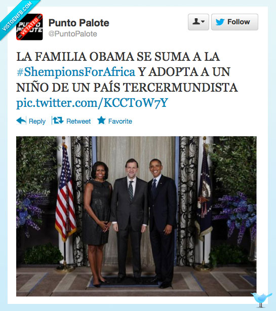 tercermundista,obama,adopta,punto palote,rajoy