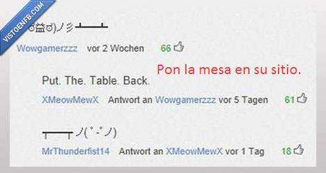 comentarios,mesa,acomodar,aventar,Youtube,tirar,coloca,sitio