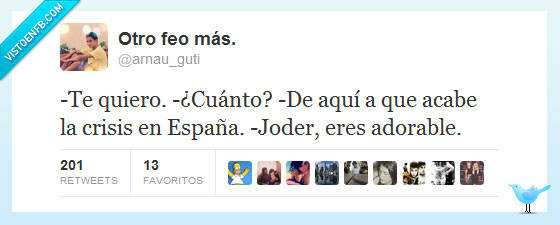 amor,querer,twitter,crisis,España