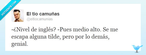 inglés,tilde,entrevista,trabajo,curriculum