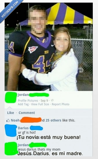 amigo,madre,novia,tía buena,error,equivocación,facebook