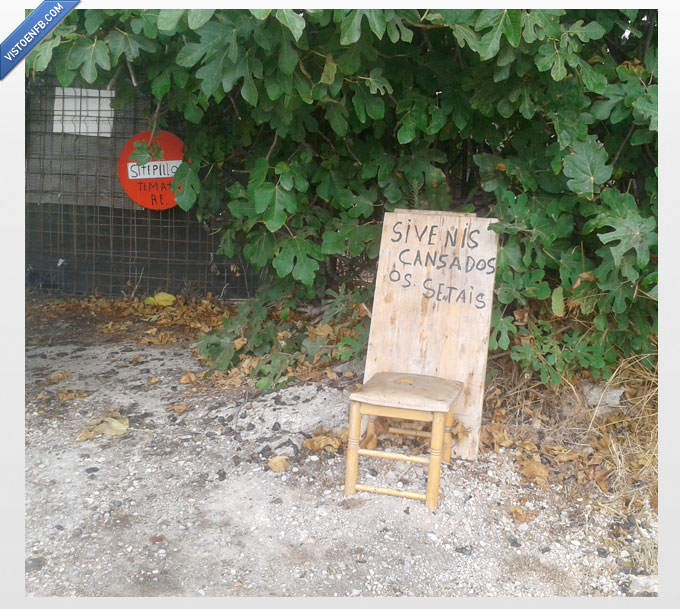 si te pillo te matare,ortografía,amenaza,silla,taburete