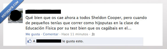 test de couper,correr como perros,pequeño,clase,educacion fisica,sheldon cooper,the big bang theory,tbbt