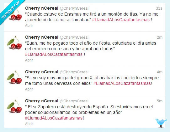 chulos,LLamad a los Cazafantasmas,fantasmas