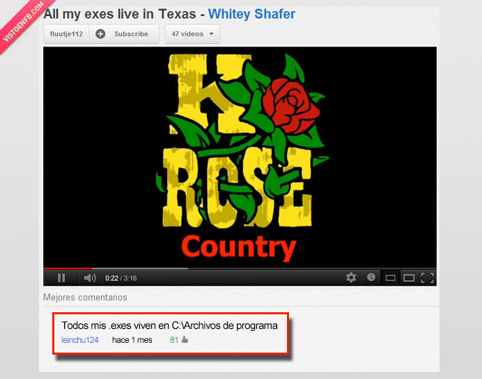 all my exes live in texas,archivo,exe,ejecutar,programa,cancion