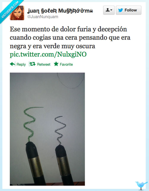 Cera,frustración,enfado,ira,dolor,decepcion,negro,verde,oscuro,color