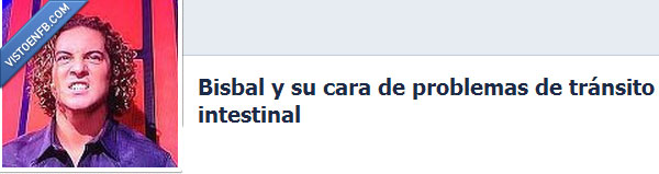 la voz,Bisbal,caras,problemas,tránsito,intestinal