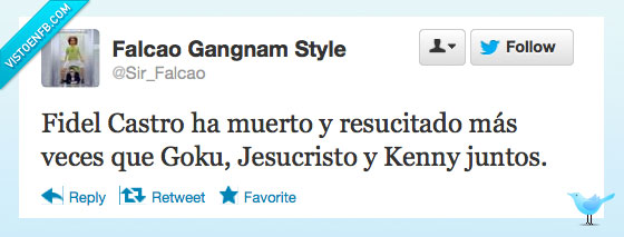 fidel castro,muerto,resucitar,goku,jesucristo,kenny