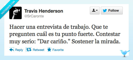miedo,mirada,dar,cariño,fuerte,punto,trabajo,entrevista