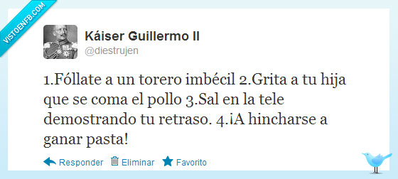 Belén Esteban,torero,káiser,retraso mental,pollo