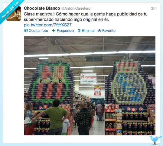 latas,barça,barcelona,real madrid,alcampo,granada