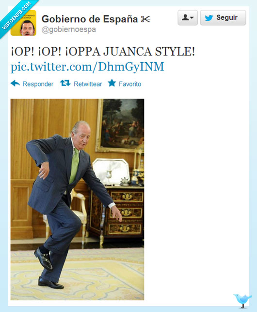 gangnam style,oppa,juan carlos,twitter,rey