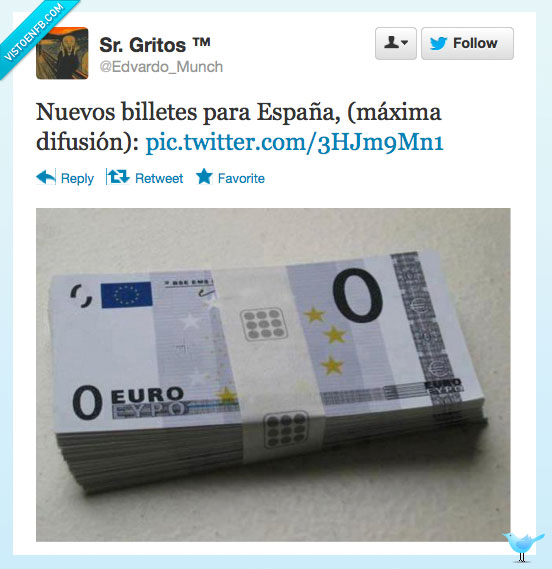 Nuevos billetes para España