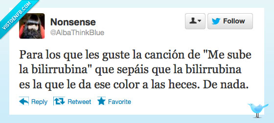 sube,cancion,color,heces,mierda,wtf,lol,Bilirrubina