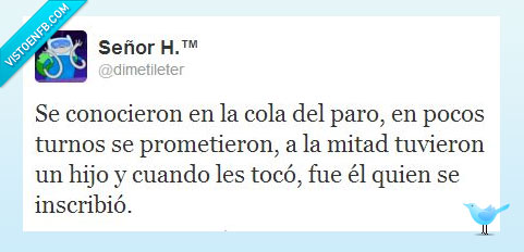 cola,paro,amor,desempleo,trabajo,turno,hijo