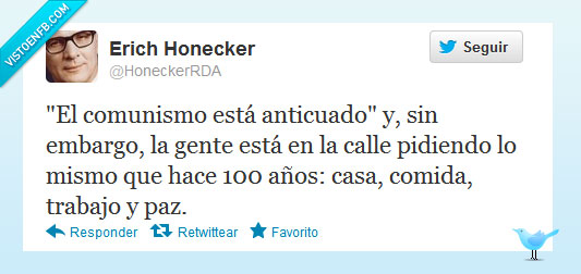 comunismo,anticuado,gente,calle,pedir,casa,comida,trabajo,paz