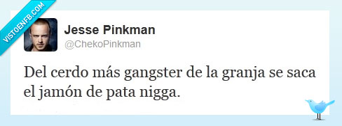 Cerdo,gangsta,jamon,pata,negra