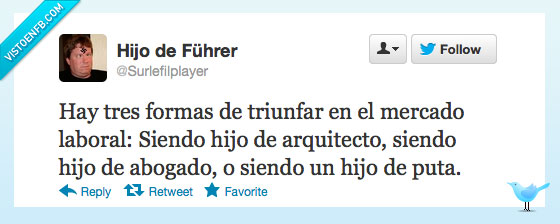 arquitecto,suerte,mercado laboral,hijo