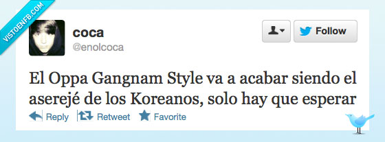corea,aserejé,Gangnam style,esperar