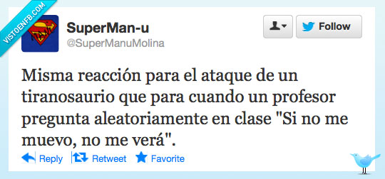tiranosaurio,profesor,pregunta,clase,aleatoriamente,reacción