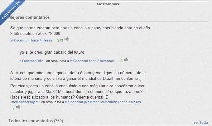 llevame contigo caballo.,youtube,caballo,futuro,mundial,brasil,2014,xbox,dominar el mundo