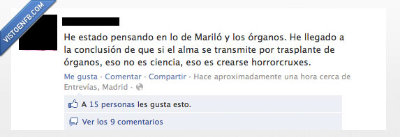 alma,organo,marilo montero,harry potter,horrorcruxes