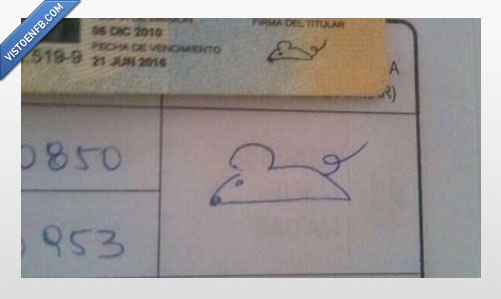 Elecciones,Ratón,firma,dni,dibujo