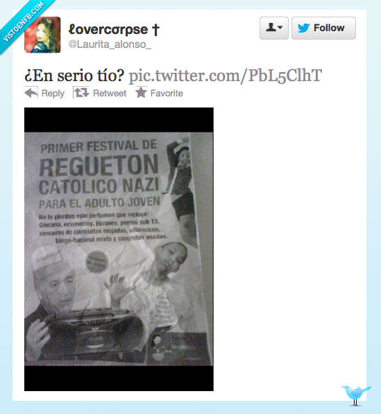 wtf,festival,regueton,catolico,nazi,reggaeton