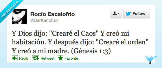 habitacion,orden,madre,caos,dios,genesis