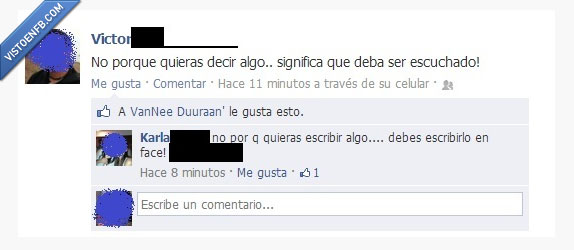 FB,Facebook,Zas!,querer,decir algo,significa,ser,escuchado