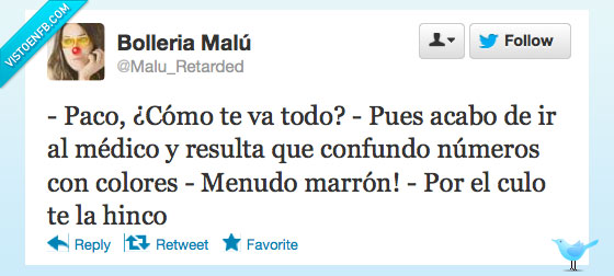 marrón,twitter,malu,5,hinco,paco,confunde,color,numero
