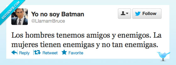 Batman,hombres,mujeres,enemigos,amigos,twitter