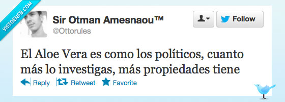 310041 - Aloe Vera y los políticos por @ottorules