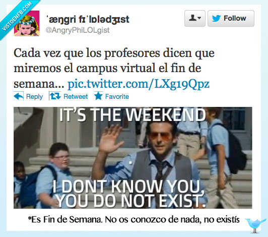 Finde,fin de semana,profesores,campus virtual,universidad,colegio,hangover,resacon en las vegas