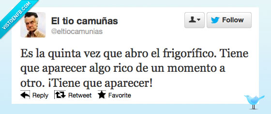 quinta,vez,abro,abrir,frigorifico,algo,rico,aparecer,puerta