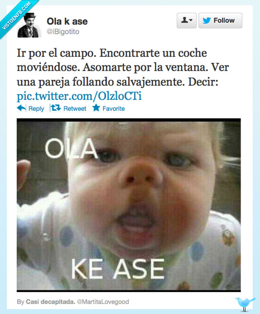 salvajemente,pareja,coche,bebe,ola k ase,twitter
